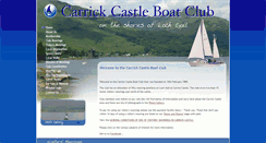 Desktop Screenshot of carrick-castle-boat-club.co.uk